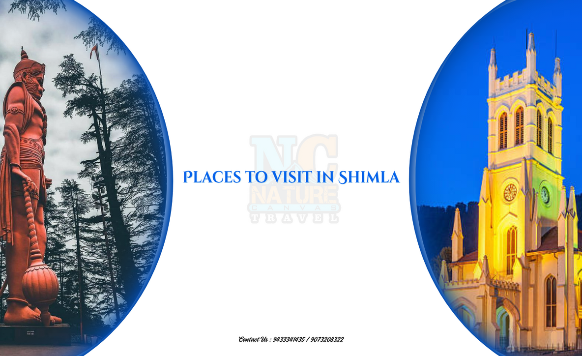Shimla tourist places, Places to see in Shimla India, Attractions in Shimla, 